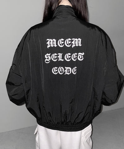 グランジロゴナイロンジャケット /  grunge logo nylon jacket