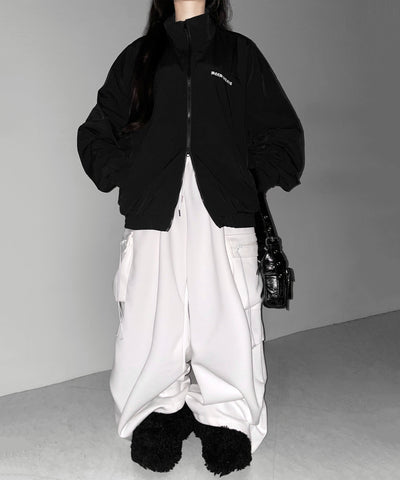 グランジロゴナイロンジャケット /  grunge logo nylon jacket