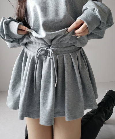 オーバースウェットフレアミニワンピース ／ over sweat flare mini onepiece