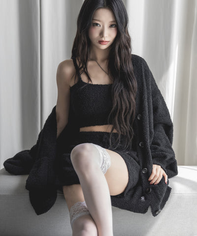 【セットアップ可能 】マシュマロタッチショートキャミソール ／ marshmallow touch short camisole