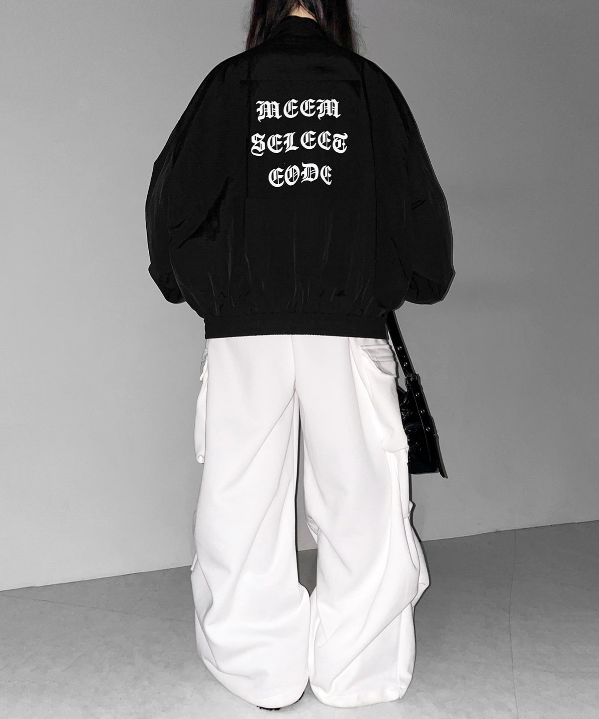 グランジロゴナイロンジャケット /  grunge logo nylon jacket