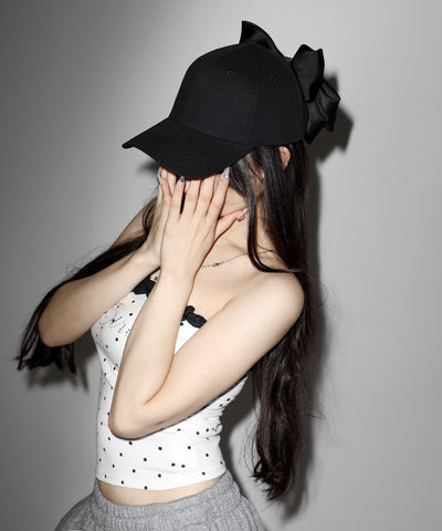 バックリボンキャップ ／ back ribbon CAP