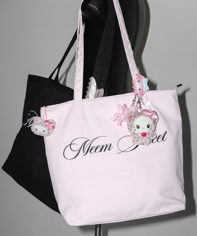 【 ２color 】レタリングロゴトートバッグ / lettering logo tote bag