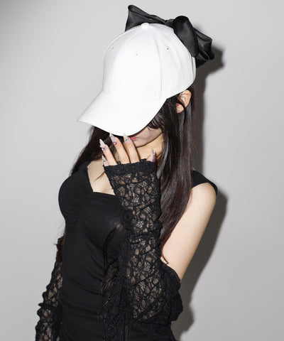 バックリボンキャップ ／ back ribbon CAP