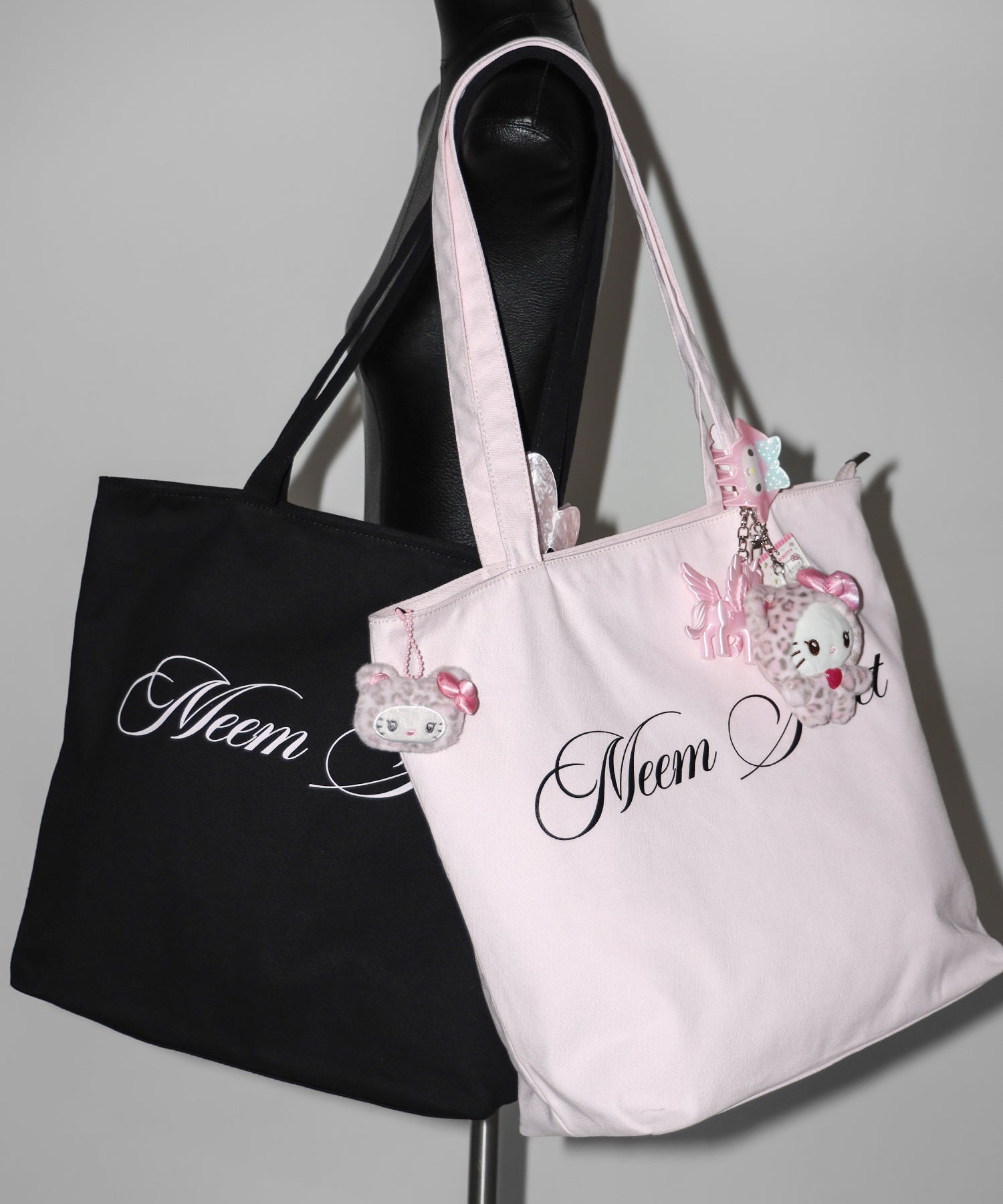【 ２color 】レタリングロゴトートバッグ / lettering logo tote bag