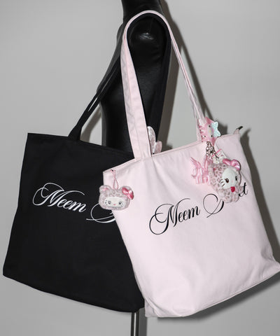 【 ２color 】レタリングロゴトートバッグ / lettering logo tote bag