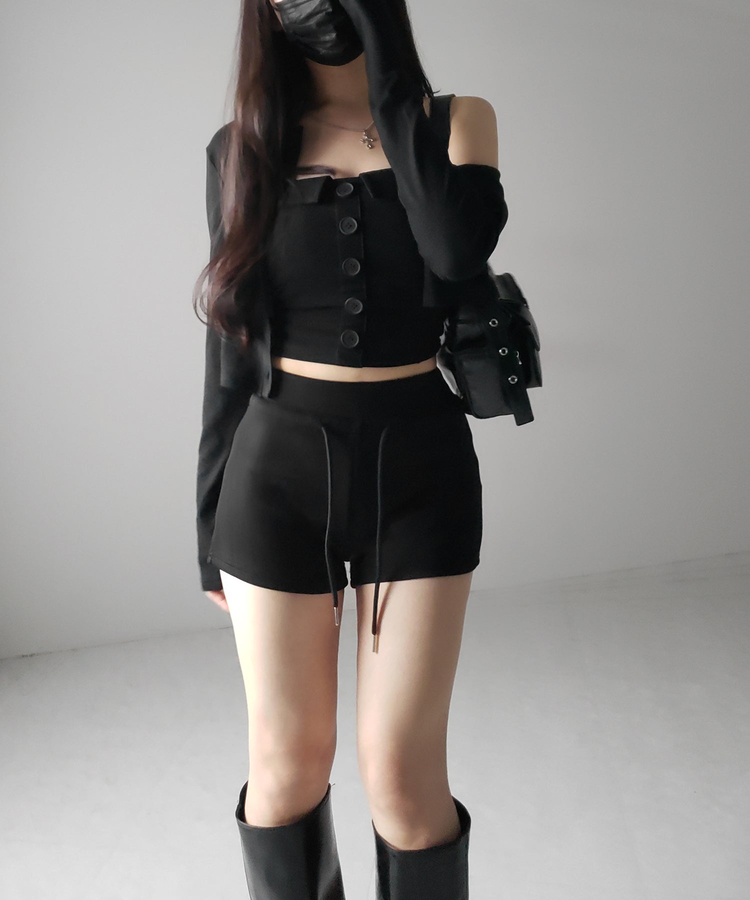 【 ２color ／３size 】マイクロミニスウェットショートパンツ ／ micro mini sweat short pants