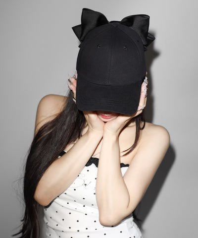 バックリボンキャップ ／ back ribbon CAP