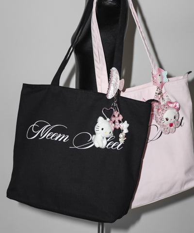 【 ２color 】レタリングロゴトートバッグ / lettering logo tote bag
