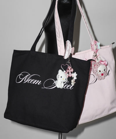 【 ２color 】レタリングロゴトートバッグ / lettering logo tote bag