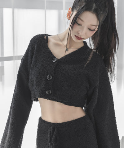 【 セットアップ可能 】マシュマロタッチワイドパンツ ／ marshmallow touch wide pants