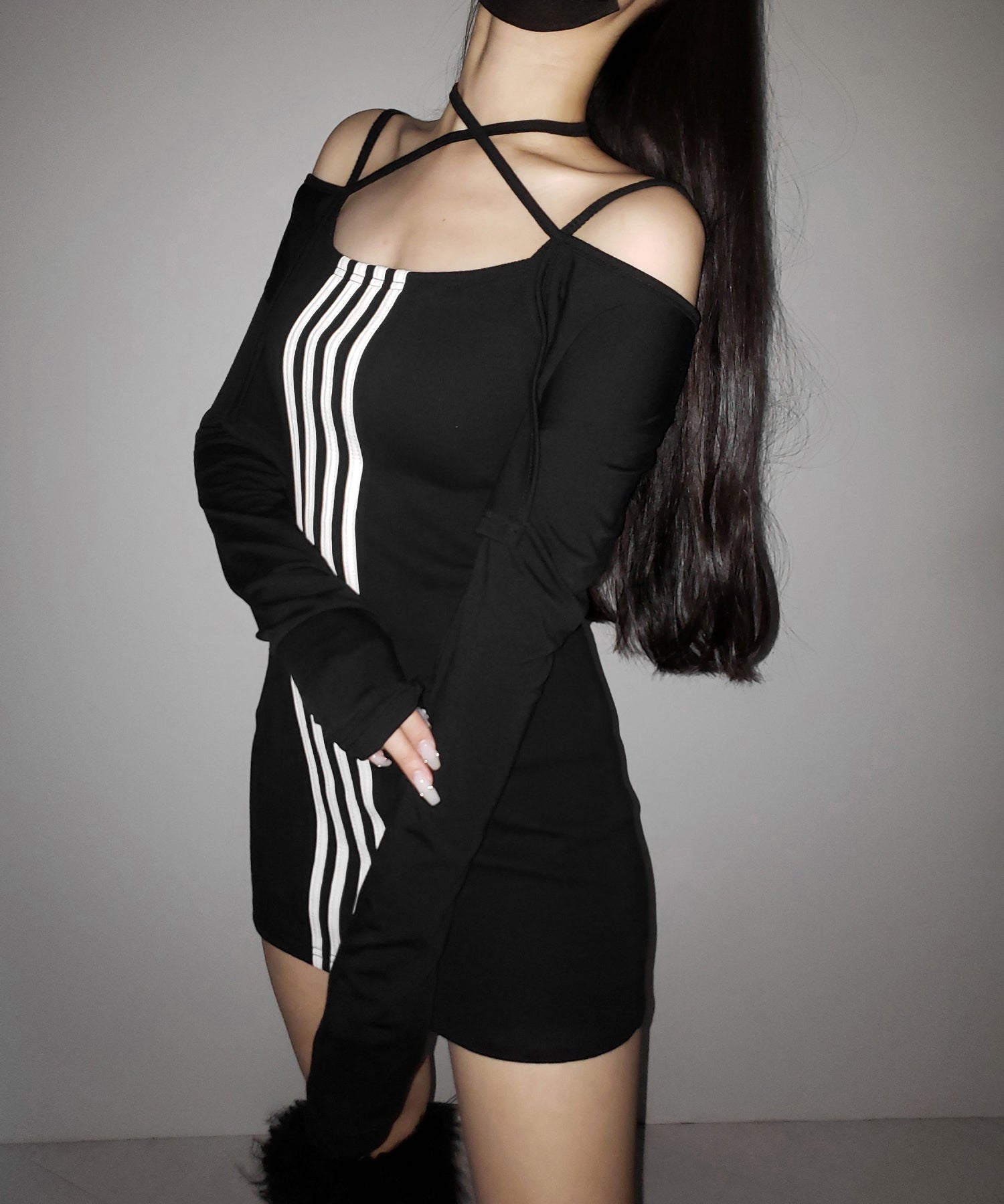 ４ラインタイトミニキャミワンピース ／ 4 line tight mini cami onepiece