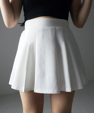 【 セットアップ 】オーバーサイズ半袖Ｔシャツ＋プリーツミニスカート SET ／( SETUP ) oversize shortsleeve Tee + pleated mini skirt SET