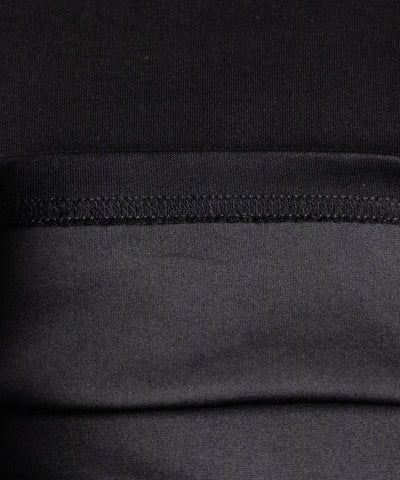 【 セットアップ 】ファーダブルジップワンショルスウェット＆タックワイドスウェットパンツ ／ Fur double-zip one-shoulder sweatshirt ＆ tuck wide sweatpants SETUP