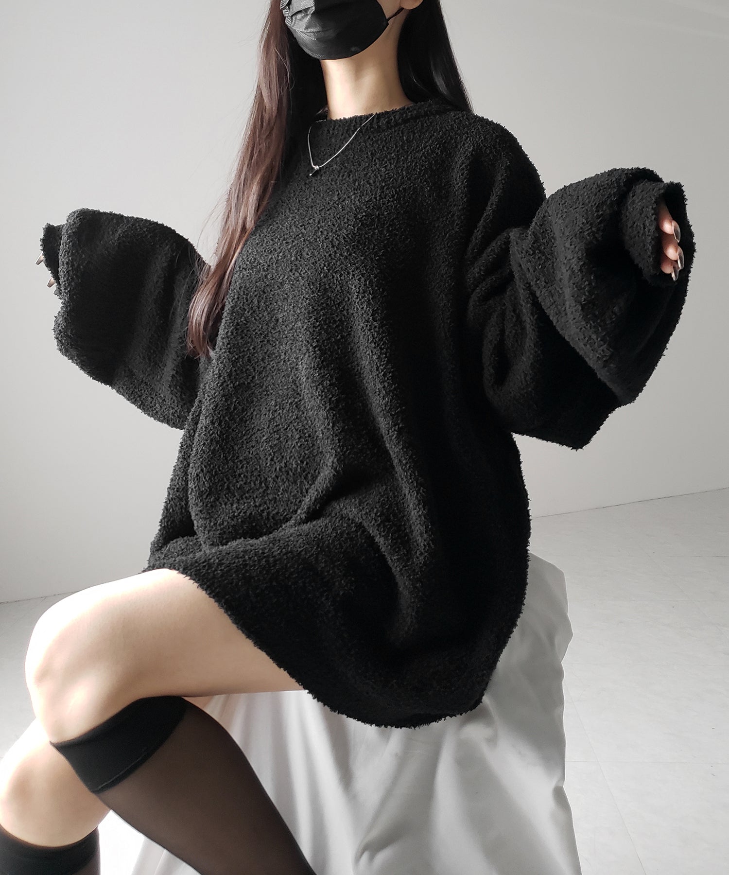 【 セットアップ可能 】マシュマロタッチビッグプルオーバー ／ marshmallow touch big pullover