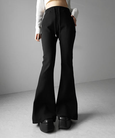 ハイウエストワンホンスウェットフレアパンツ ／ high waist wanghong sweat flare pants