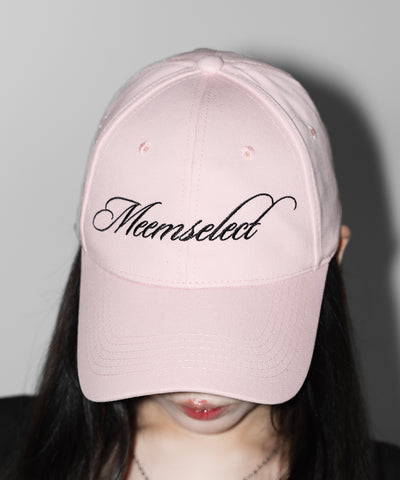 【 PINK ANGEL CLUB 】lettering LOGO embroidery CAP ／ レタリングロゴ刺繍キャップ