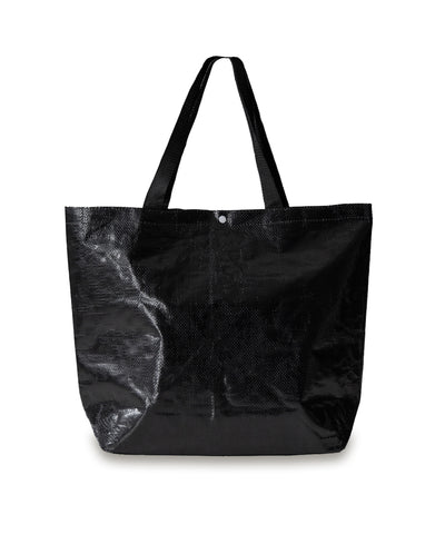 LOGO TARPAULIN SHOPPER BAG BLACK ／ ロゴターポリンショッパーバッグブラック
