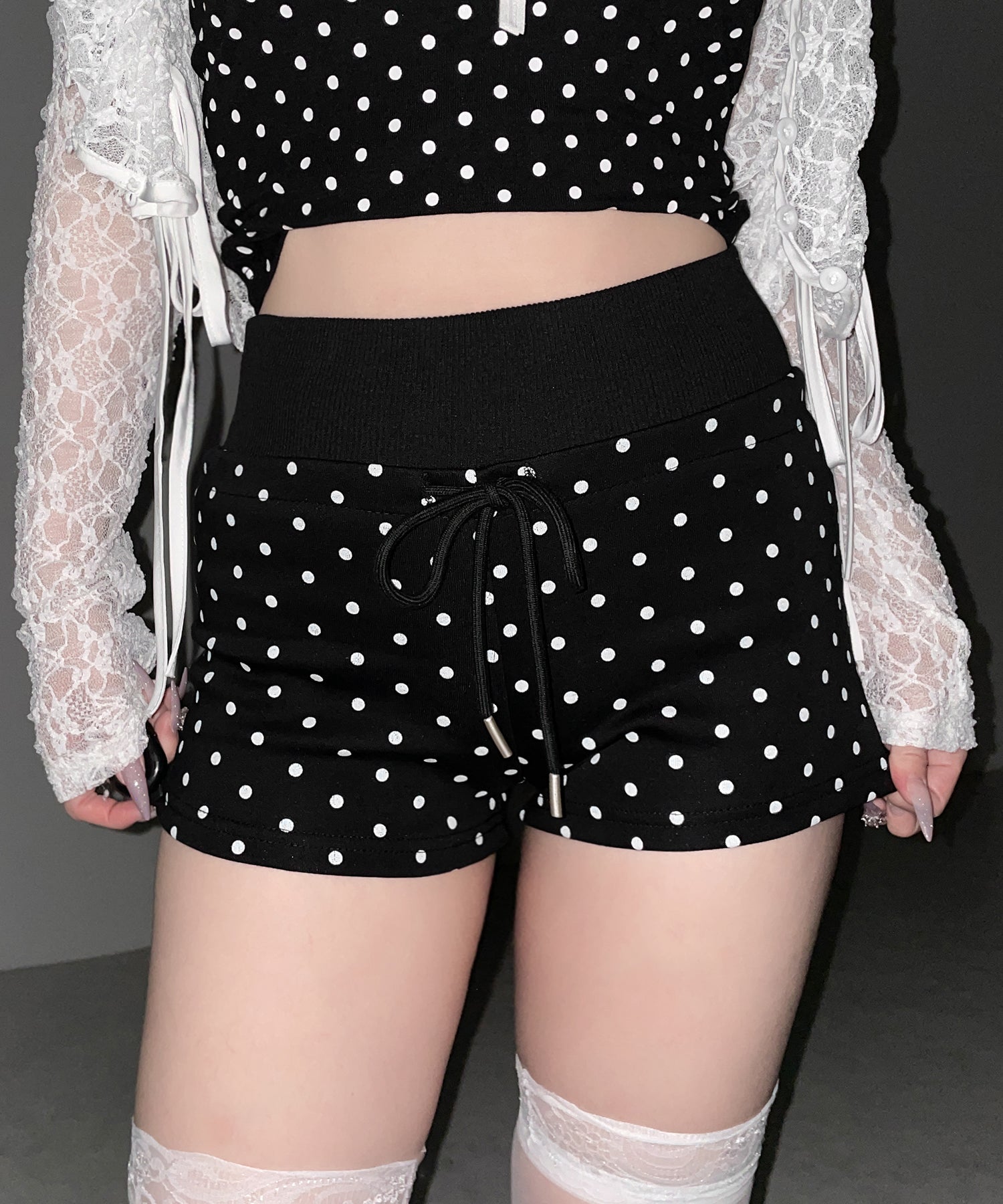 ドットスウェットショートパンツ ／ dot sweat short pants