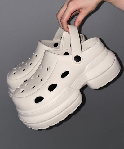 厚底クロッグサンダル ／ Platform clog sandals