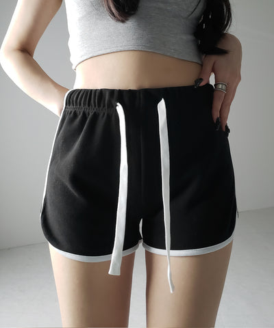 【 ３color 】サイドラインパイピングスウェットショートパンツ ／ sideline piping sweat short pants