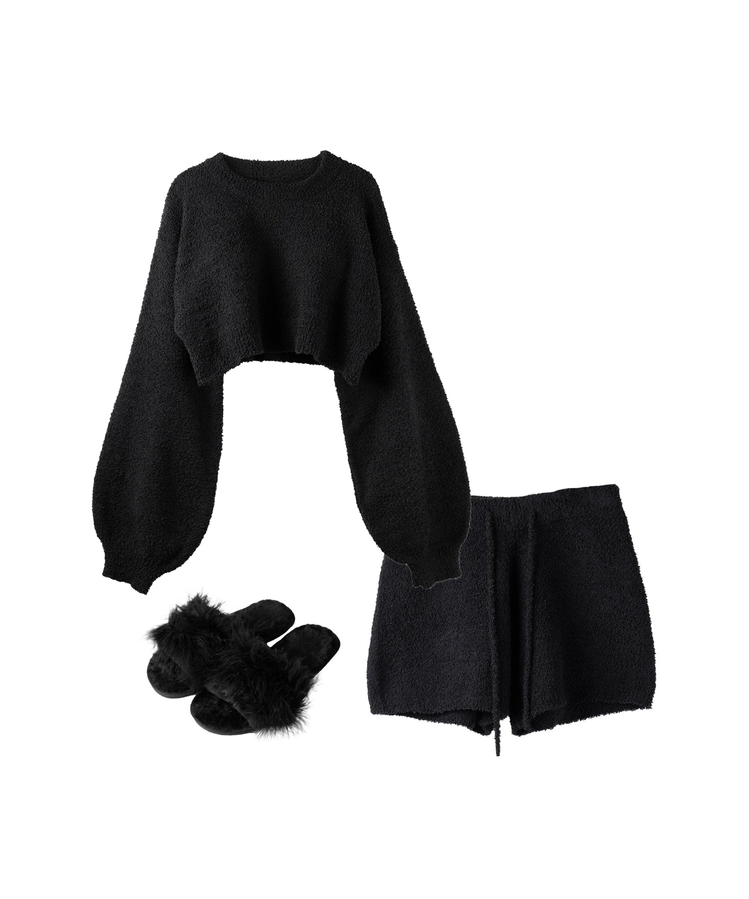 【 MINAMIさん着用 ／セットアップ着用可能 】マシュマロタッチショートパンツ ／ marshmallow touch short pants