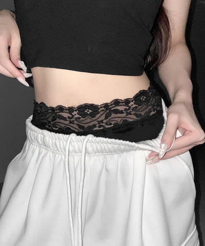 レースレイヤードインナーパンツ ／ Lace layered inner pants