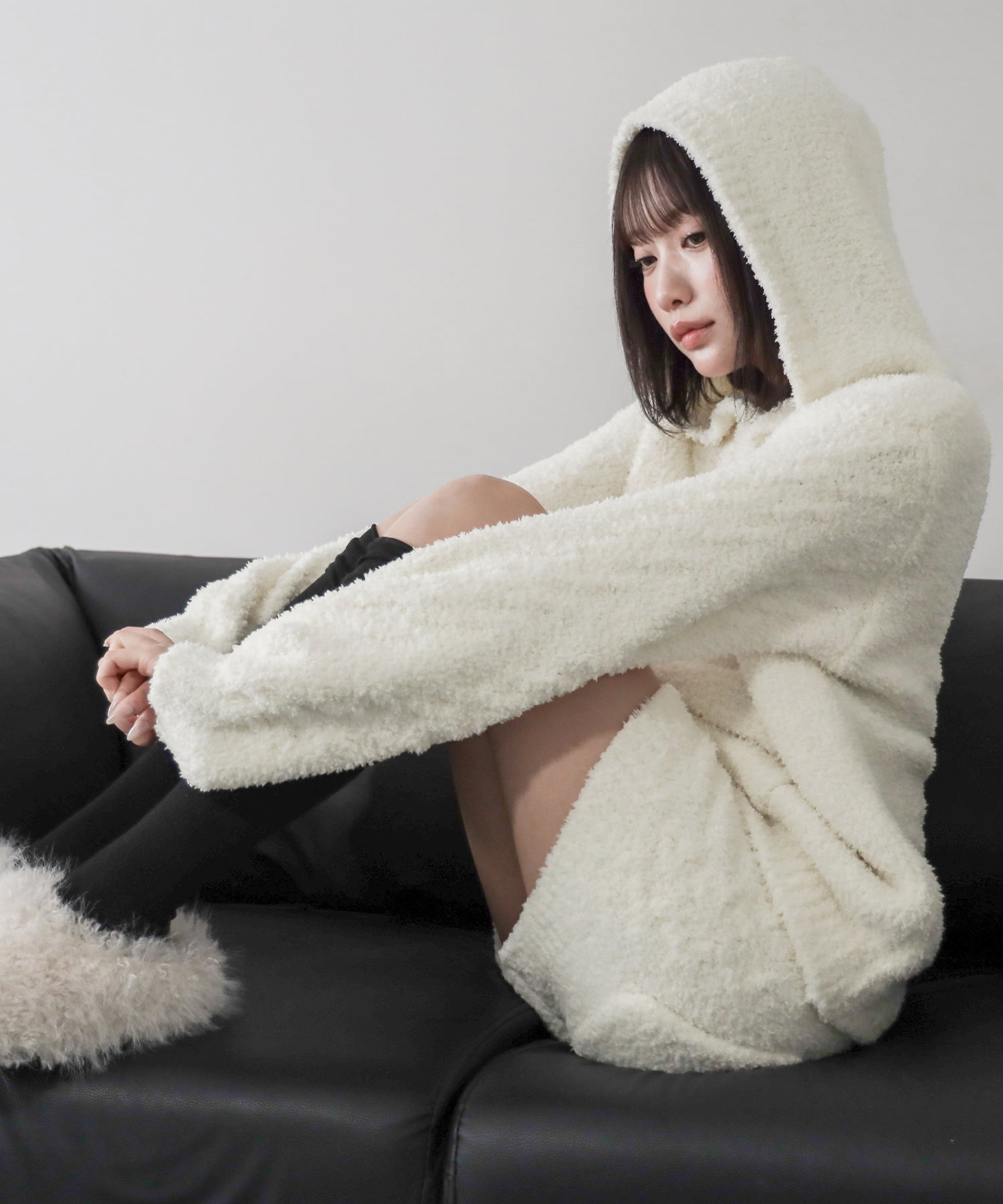 マシュマロタッチフーディーセットアップ ／ marshmallow touch hoodie setup