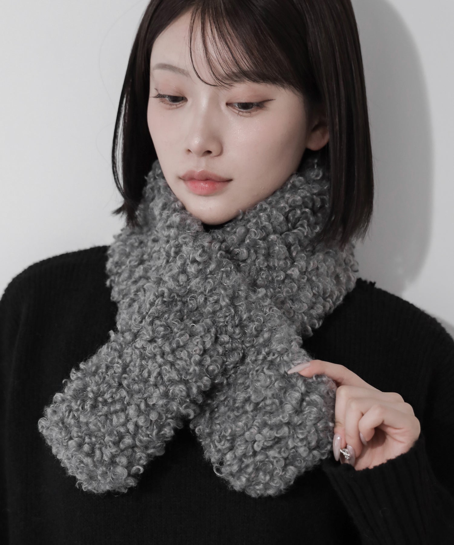 テディボアミニマフラー ／ teddy boa mini muffler