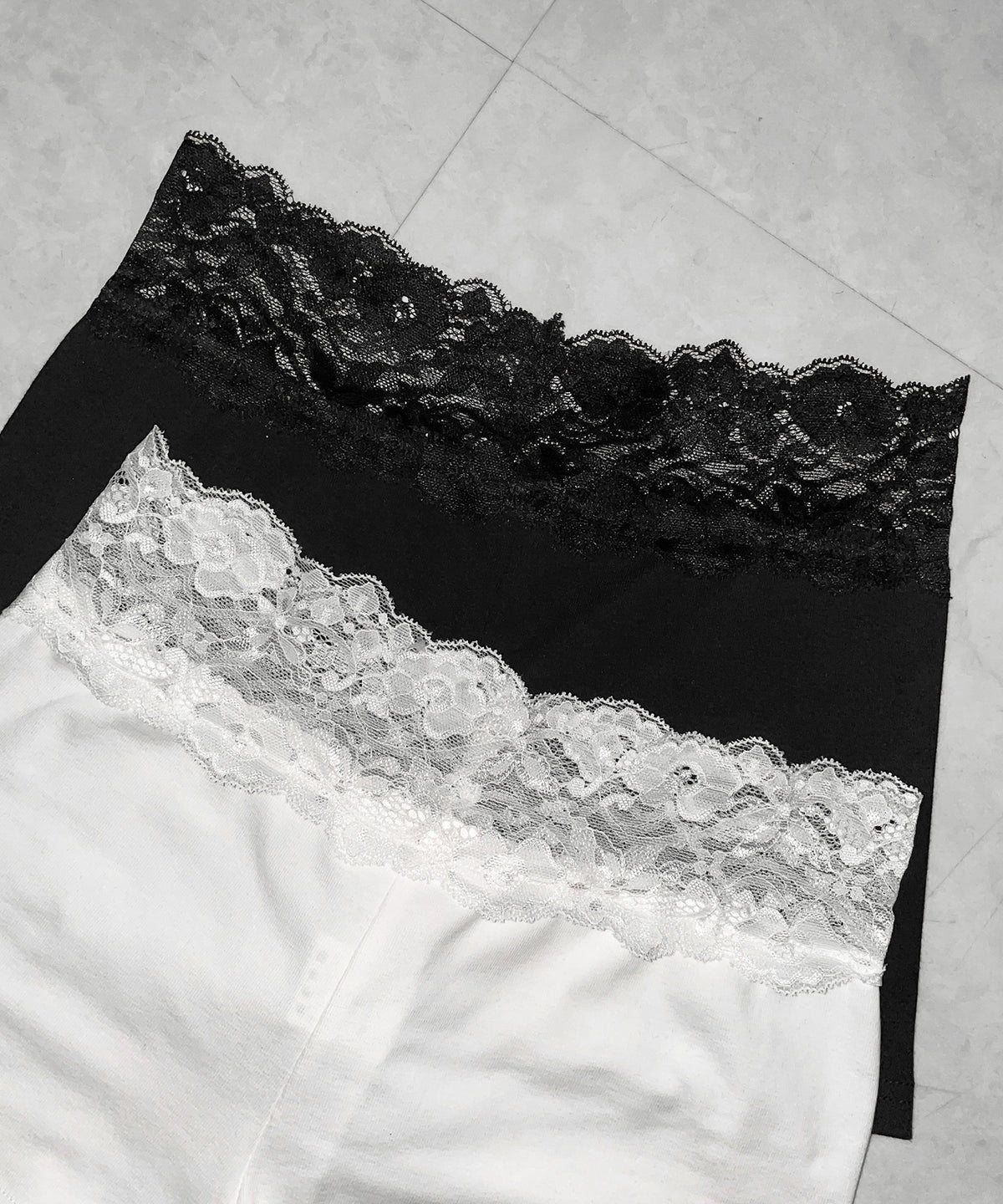 レースレイヤードインナーパンツ ／ Lace layered inner pants