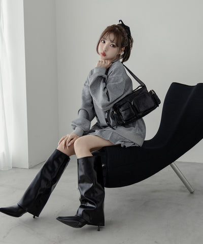 【 ３color 】４アウトポケットヴィンテージスクエアショルダーバッグ ／ 4 outpocket vintage square shoulder bag