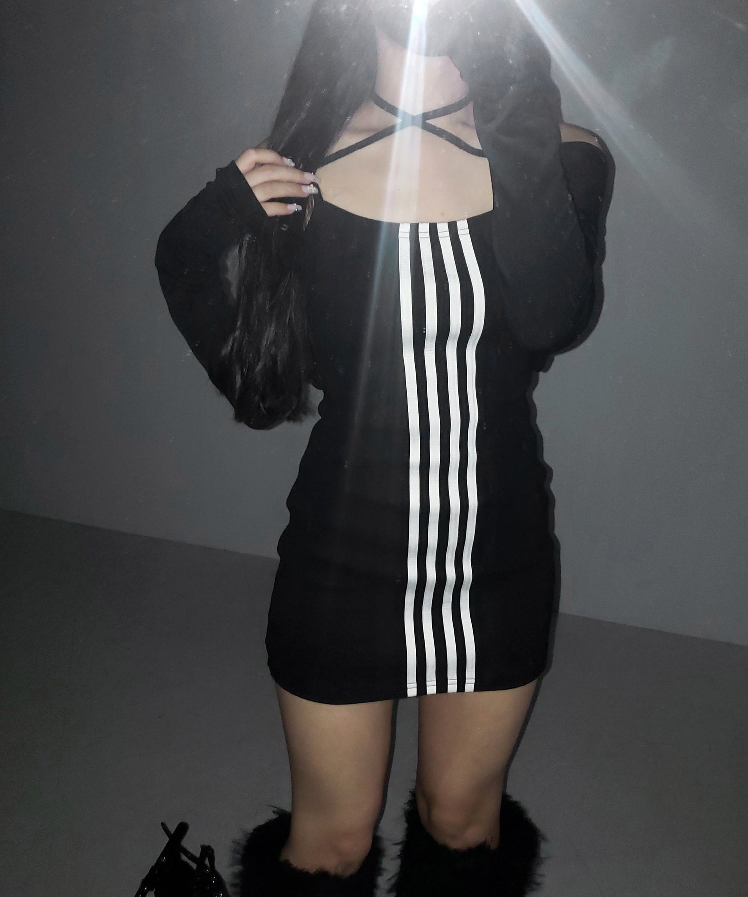 ４ラインタイトミニキャミワンピース ／ 4 line tight mini cami onepiece