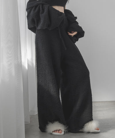 フェザーファールームシューズ ／ feather fur room shoes