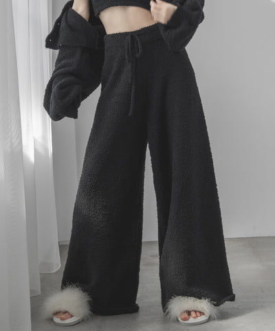 【 セットアップ可能 】マシュマロタッチワイドパンツ ／ marshmallow touch wide pants