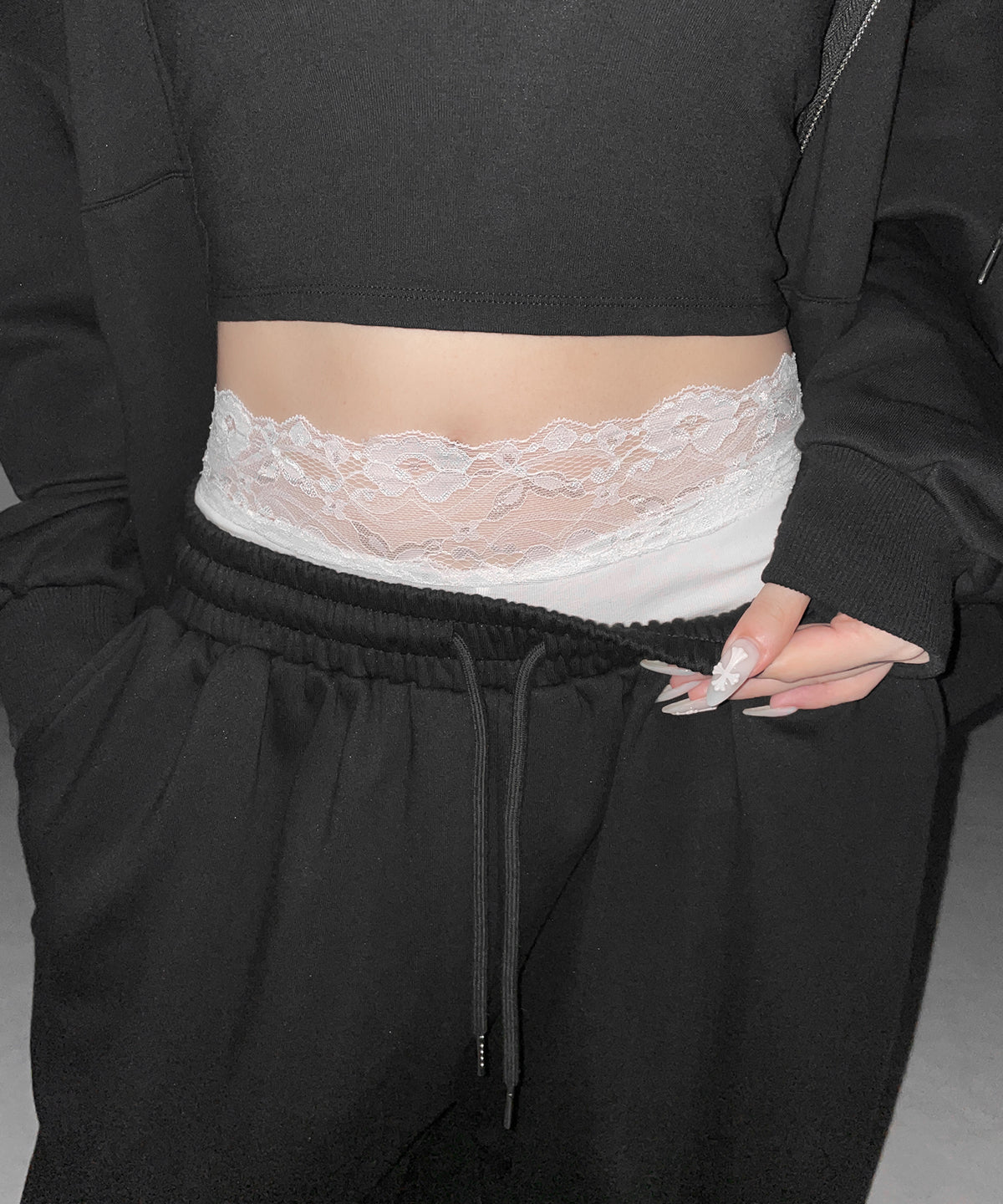 レースレイヤードインナーパンツ ／ Lace layered inner pants