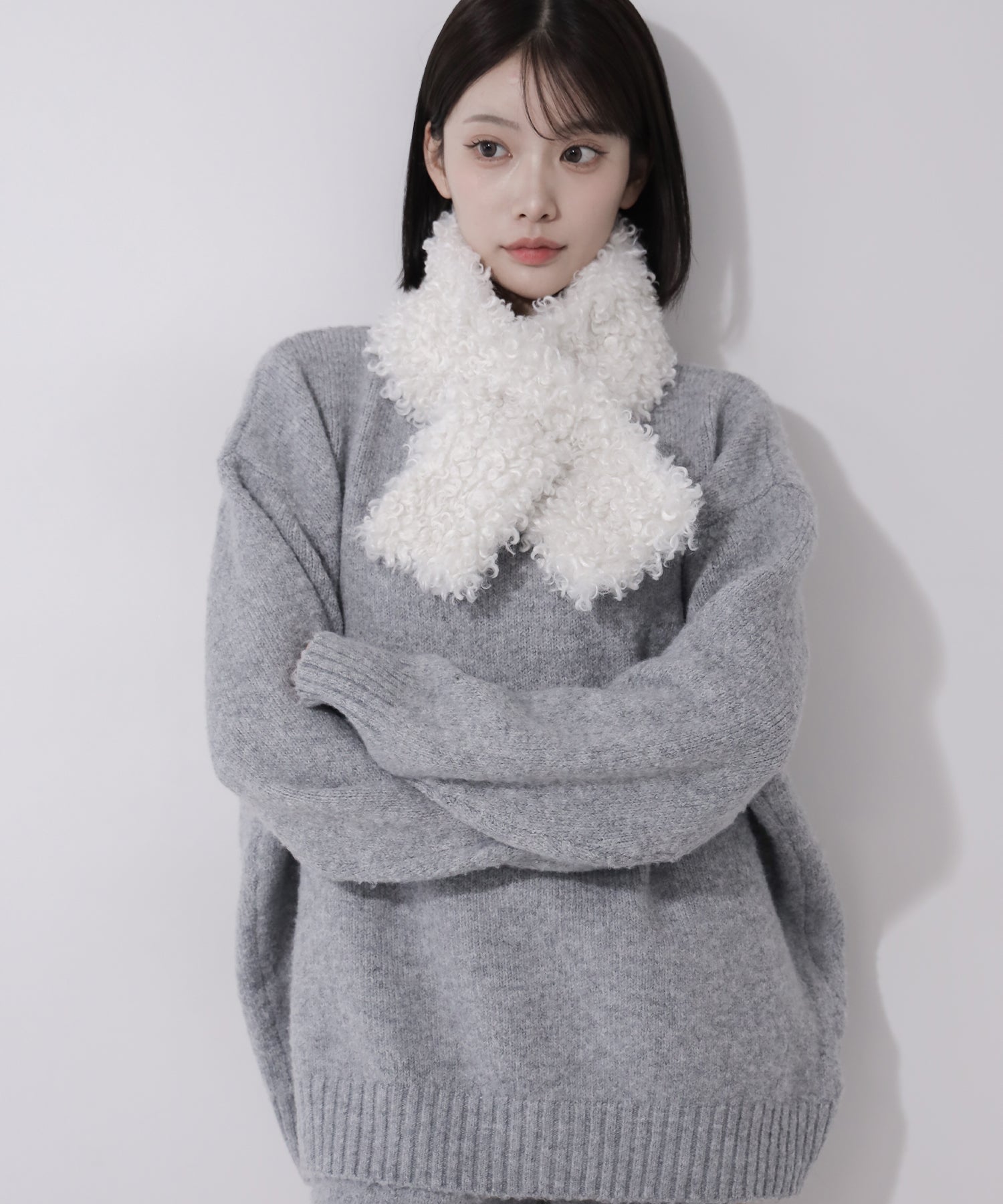 テディボアミニマフラー ／ teddy boa mini muffler