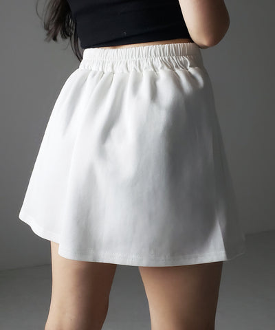 【 セットアップ 】オーバーサイズ半袖Ｔシャツ＋プリーツミニスカート SET ／( SETUP ) oversize shortsleeve Tee + pleated mini skirt SET
