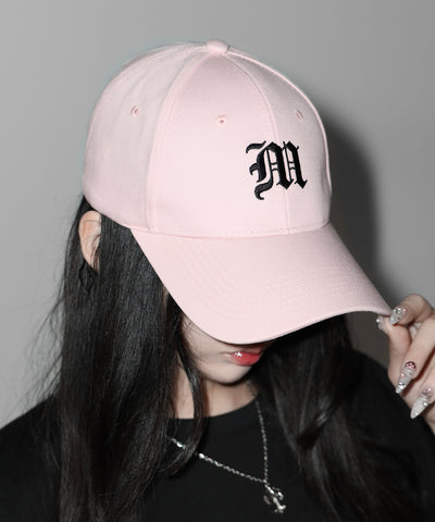 【 新色ピンク追加！ 】M LOGO embroidery CAP ／ M LOGO 刺繍キャップ