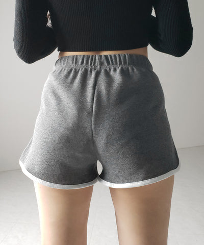 【 ３color 】サイドラインパイピングスウェットショートパンツ ／ sideline piping sweat short pants
