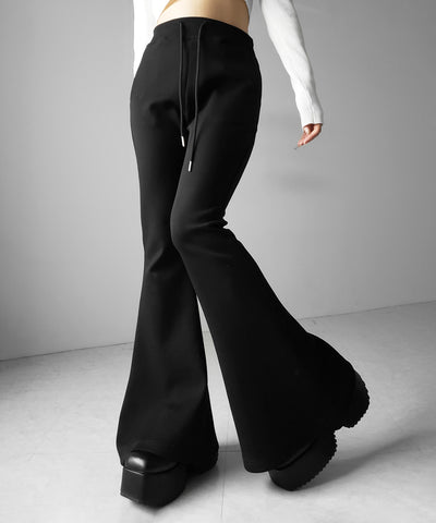 ハイウエストワンホンスウェットフレアパンツ ／ high waist wanghong sweat flare pants