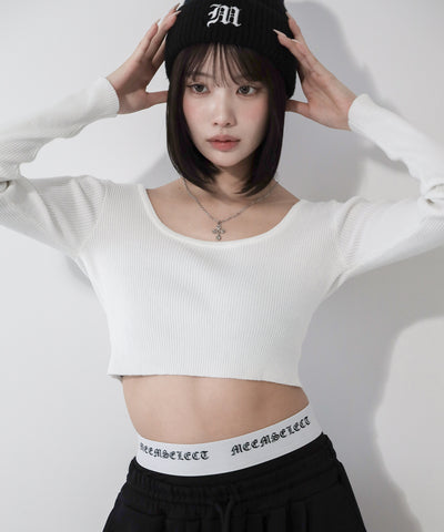 【 レイヤード可能 】グランジロゴインナーパンツ ／ grunge logo inner pants
