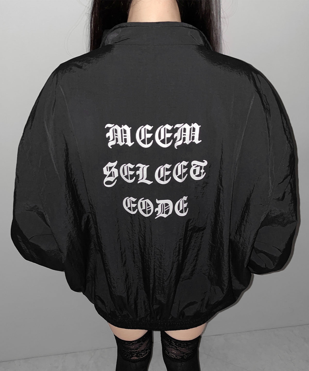 グランジロゴナイロンジャケット /  grunge logo nylon jacket
