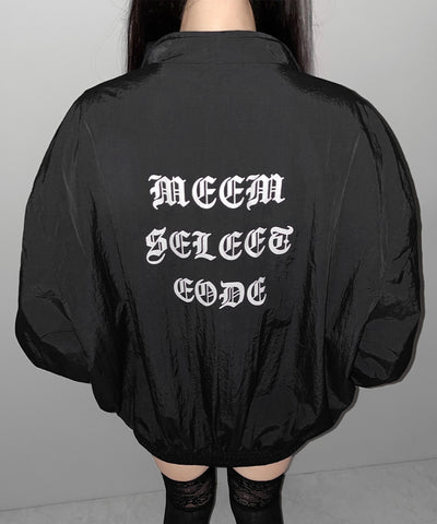グランジロゴナイロンジャケット /  grunge logo nylon jacket