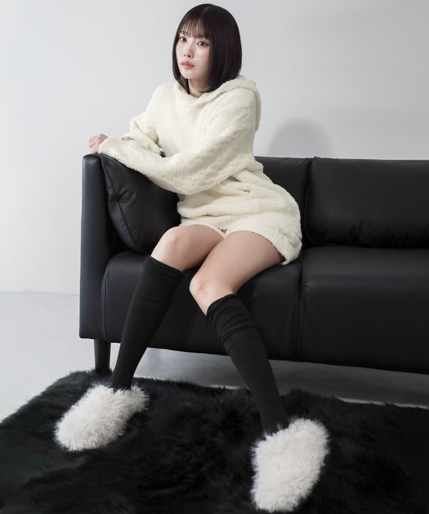 マシュマロタッチフーディーセットアップ ／ marshmallow touch hoodie setup