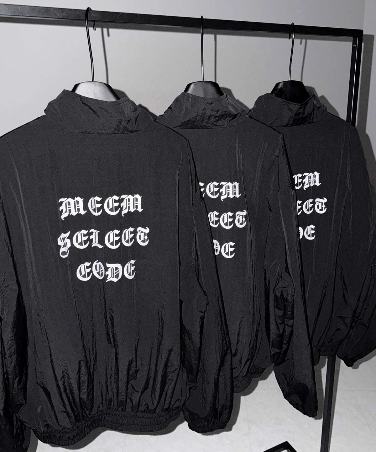グランジロゴナイロンジャケット /  grunge logo nylon jacket