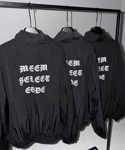 グランジロゴナイロンジャケット /  grunge logo nylon jacket