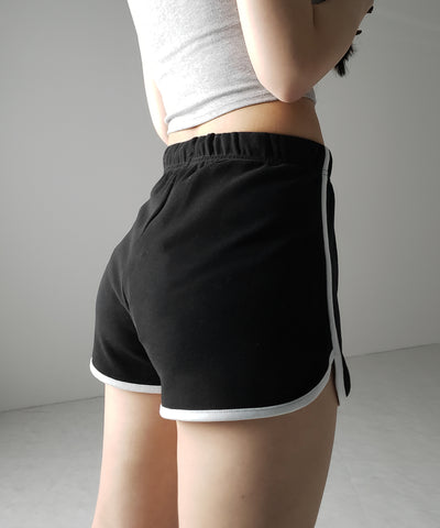 【 ３color 】サイドラインパイピングスウェットショートパンツ ／ sideline piping sweat short pants
