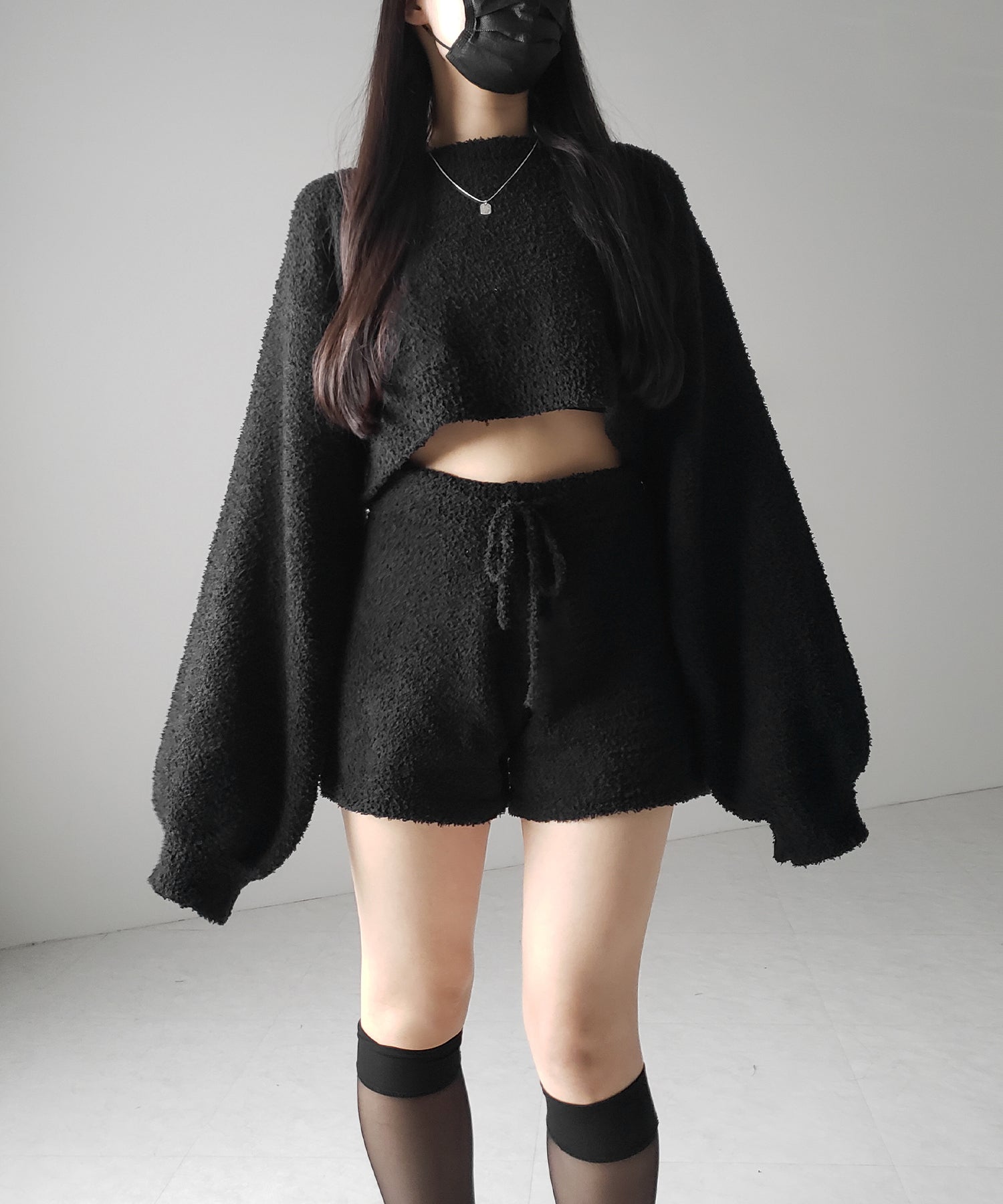 【 セットアップ可能 】マシュマロタッチショートプルオーバー ／ marshmallow touch short pullover
