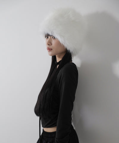 【 ２color 】ボリュームフェイクファーロシアンハット ／ volume fake fur russian hat