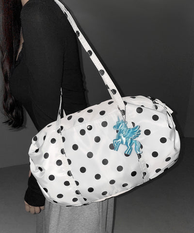 ドットミニボストンショルダーバッグ　／ Dot mini boston shoulder bag
